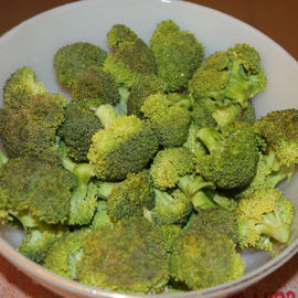 broccoli cut into florets